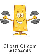 Cheese Character Clipart #1294046 by Hit Toon