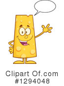 Cheese Character Clipart #1294048 by Hit Toon