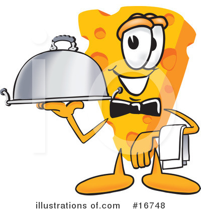 Royalty-Free (RF) Cheese Character Clipart Illustration by Mascot Junction - Stock Sample #16748