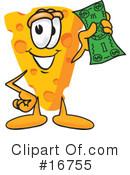 Cheese Character Clipart #16755 by Mascot Junction