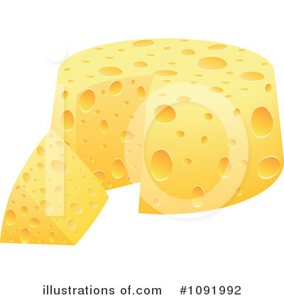 Royalty-Free (RF) Cheese Clipart Illustration by Andrei Marincas - Stock Sample #1091992