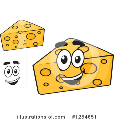 Royalty-Free (RF) Cheese Clipart Illustration by Vector Tradition SM - Stock Sample #1254651