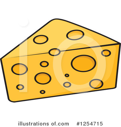 Royalty-Free (RF) Cheese Clipart Illustration by Vector Tradition SM - Stock Sample #1254715