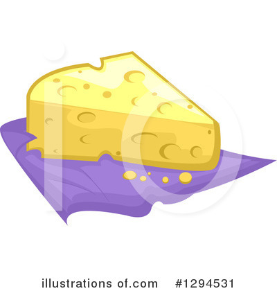 Royalty-Free (RF) Cheese Clipart Illustration by BNP Design Studio - Stock Sample #1294531