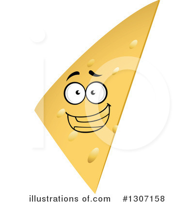 Royalty-Free (RF) Cheese Clipart Illustration by Vector Tradition SM - Stock Sample #1307158