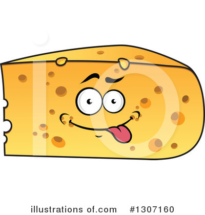 Royalty-Free (RF) Cheese Clipart Illustration by Vector Tradition SM - Stock Sample #1307160