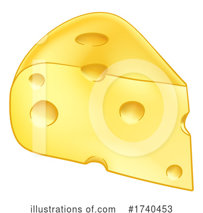 Royalty-Free (RF) Cheese Clipart Illustration by AtStockIllustration - Stock Sample #1740453