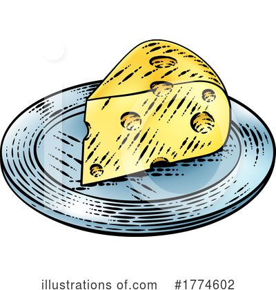 Royalty-Free (RF) Cheese Clipart Illustration by AtStockIllustration - Stock Sample #1774602