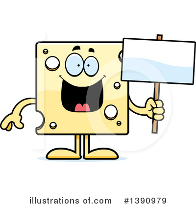 Royalty-Free (RF) Cheese Mascot Clipart Illustration by Cory Thoman - Stock Sample #1390979