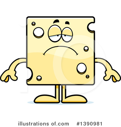 Royalty-Free (RF) Cheese Mascot Clipart Illustration by Cory Thoman - Stock Sample #1390981