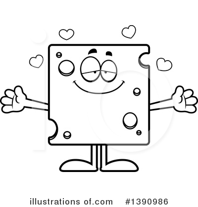 Royalty-Free (RF) Cheese Mascot Clipart Illustration by Cory Thoman - Stock Sample #1390986
