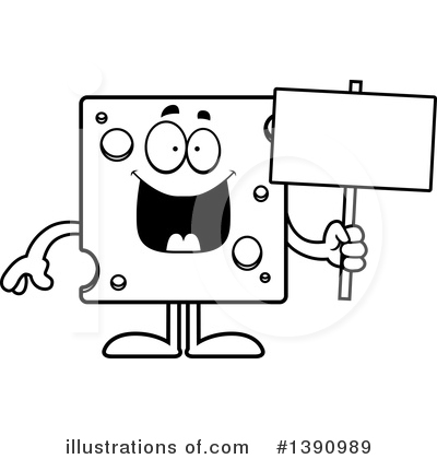 Royalty-Free (RF) Cheese Mascot Clipart Illustration by Cory Thoman - Stock Sample #1390989