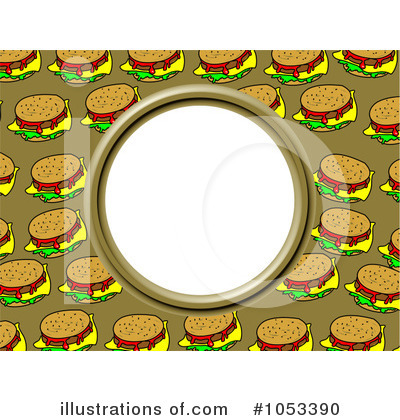 Royalty-Free (RF) Cheeseburger Clipart Illustration by Prawny - Stock Sample #1053390