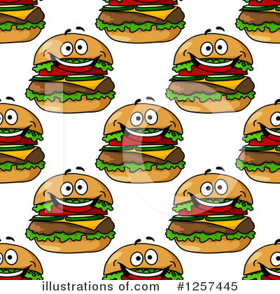 Royalty-Free (RF) Cheeseburger Clipart Illustration by Vector Tradition SM - Stock Sample #1257445