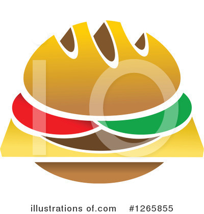 Royalty-Free (RF) Cheeseburger Clipart Illustration by Vector Tradition SM - Stock Sample #1265855
