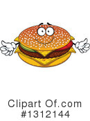Cheeseburger Clipart #1312144 by Vector Tradition SM