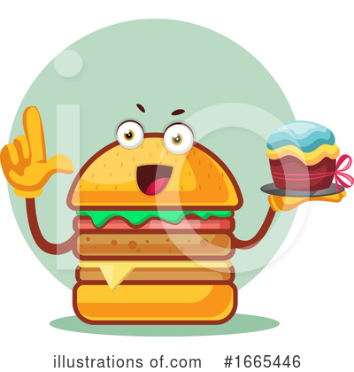 Royalty-Free (RF) Cheeseburger Clipart Illustration by Morphart Creations - Stock Sample #1665446