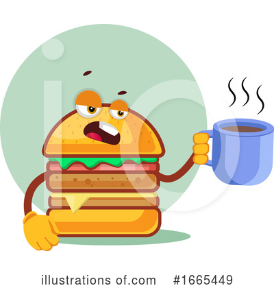Royalty-Free (RF) Cheeseburger Clipart Illustration by Morphart Creations - Stock Sample #1665449