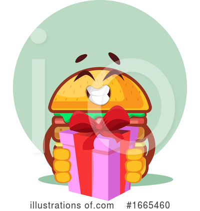 Royalty-Free (RF) Cheeseburger Clipart Illustration by Morphart Creations - Stock Sample #1665460