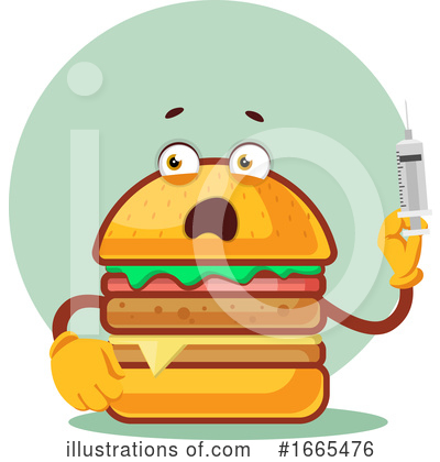 Royalty-Free (RF) Cheeseburger Clipart Illustration by Morphart Creations - Stock Sample #1665476