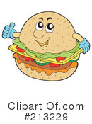Cheeseburger Clipart #213229 by visekart