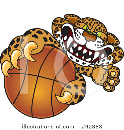 Royalty-Free (RF) Cheetah Character Clipart Illustration by Mascot Junction - Stock Sample #62883