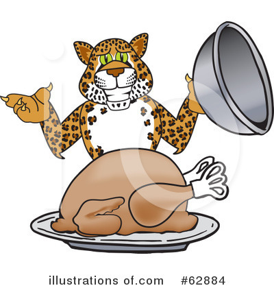 Royalty-Free (RF) Cheetah Character Clipart Illustration by Mascot Junction - Stock Sample #62884