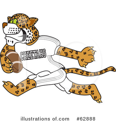 Cheetah Character Clipart #62888 by Mascot Junction