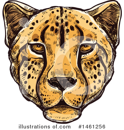 Royalty-Free (RF) Cheetah Clipart Illustration by Vector Tradition SM - Stock Sample #1461256