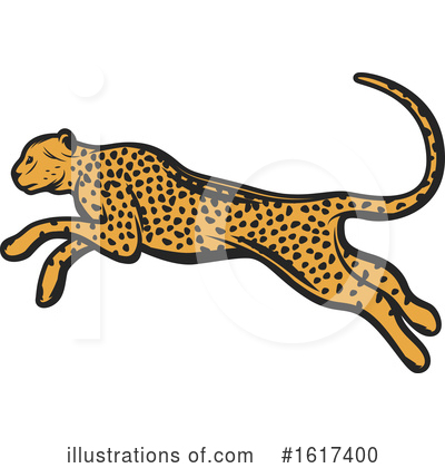 Cheetah Clipart #1617400 by Vector Tradition SM