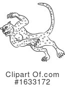 Cheetah Clipart #1633172 by patrimonio