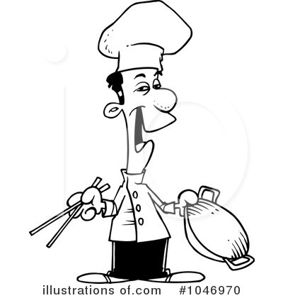 Royalty-Free (RF) Chef Clipart Illustration by toonaday - Stock Sample #1046970