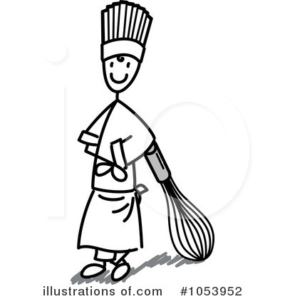 Royalty-Free (RF) Chef Clipart Illustration by Frog974 - Stock Sample #1053952