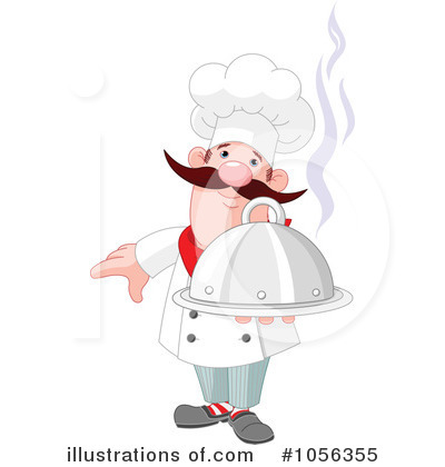 Royalty-Free (RF) Chef Clipart Illustration by Pushkin - Stock Sample #1056355