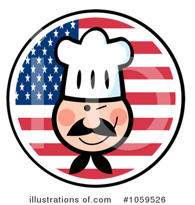 Royalty-Free (RF) Chef Clipart Illustration by Hit Toon - Stock Sample #1059526