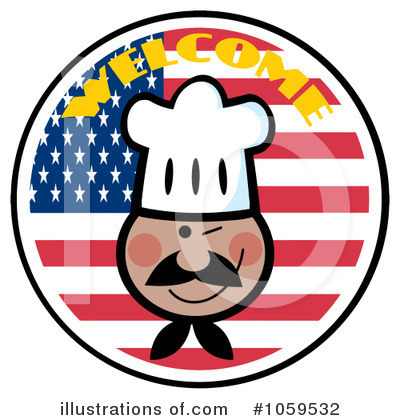 Royalty-Free (RF) Chef Clipart Illustration by Hit Toon - Stock Sample #1059532