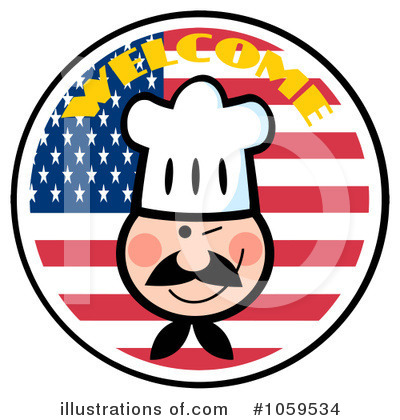 Royalty-Free (RF) Chef Clipart Illustration by Hit Toon - Stock Sample #1059534