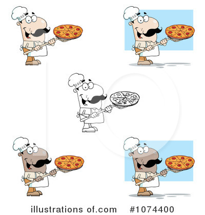 Royalty-Free (RF) Chef Clipart Illustration by Hit Toon - Stock Sample #1074400