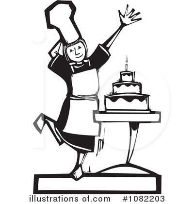 Royalty-Free (RF) Chef Clipart Illustration by xunantunich - Stock Sample #1082203