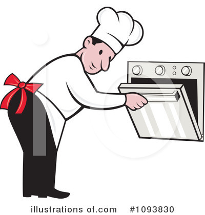 Royalty-Free (RF) Chef Clipart Illustration by patrimonio - Stock Sample #1093830