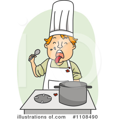 Royalty-Free (RF) Chef Clipart Illustration by BNP Design Studio - Stock Sample #1108490