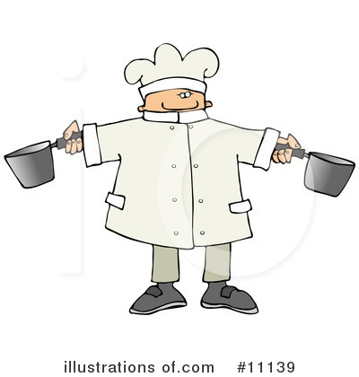 Royalty-Free (RF) Chef Clipart Illustration by djart - Stock Sample #11139
