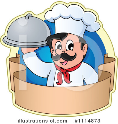 Royalty-Free (RF) Chef Clipart Illustration by visekart - Stock Sample #1114873