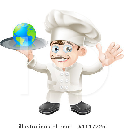 Royalty-Free (RF) Chef Clipart Illustration by AtStockIllustration - Stock Sample #1117225