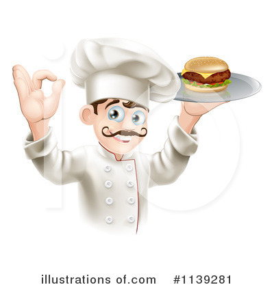 Royalty-Free (RF) Chef Clipart Illustration by AtStockIllustration - Stock Sample #1139281