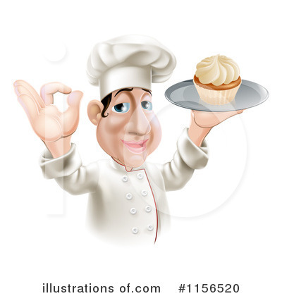 Royalty-Free (RF) Chef Clipart Illustration by AtStockIllustration - Stock Sample #1156520