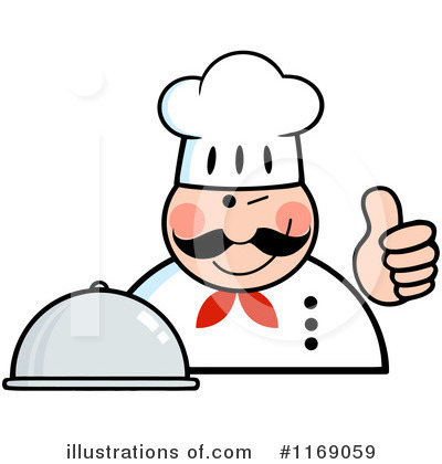 Royalty-Free (RF) Chef Clipart Illustration by Hit Toon - Stock Sample #1169059