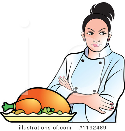 Roasted Chicken Clipart #1192489 by Lal Perera