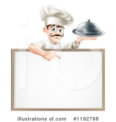 Royalty-Free (RF) Chef Clipart Illustration by AtStockIllustration - Stock Sample #1192788