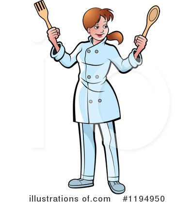 Royalty-Free (RF) Chef Clipart Illustration by Lal Perera - Stock Sample #1194950